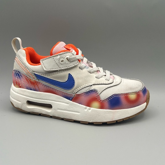 2023 Nike Air Max 1 SE Easy On Tie Dye Athletic Shoes - Kids Toddler Size 13 - Picture 5 of 8